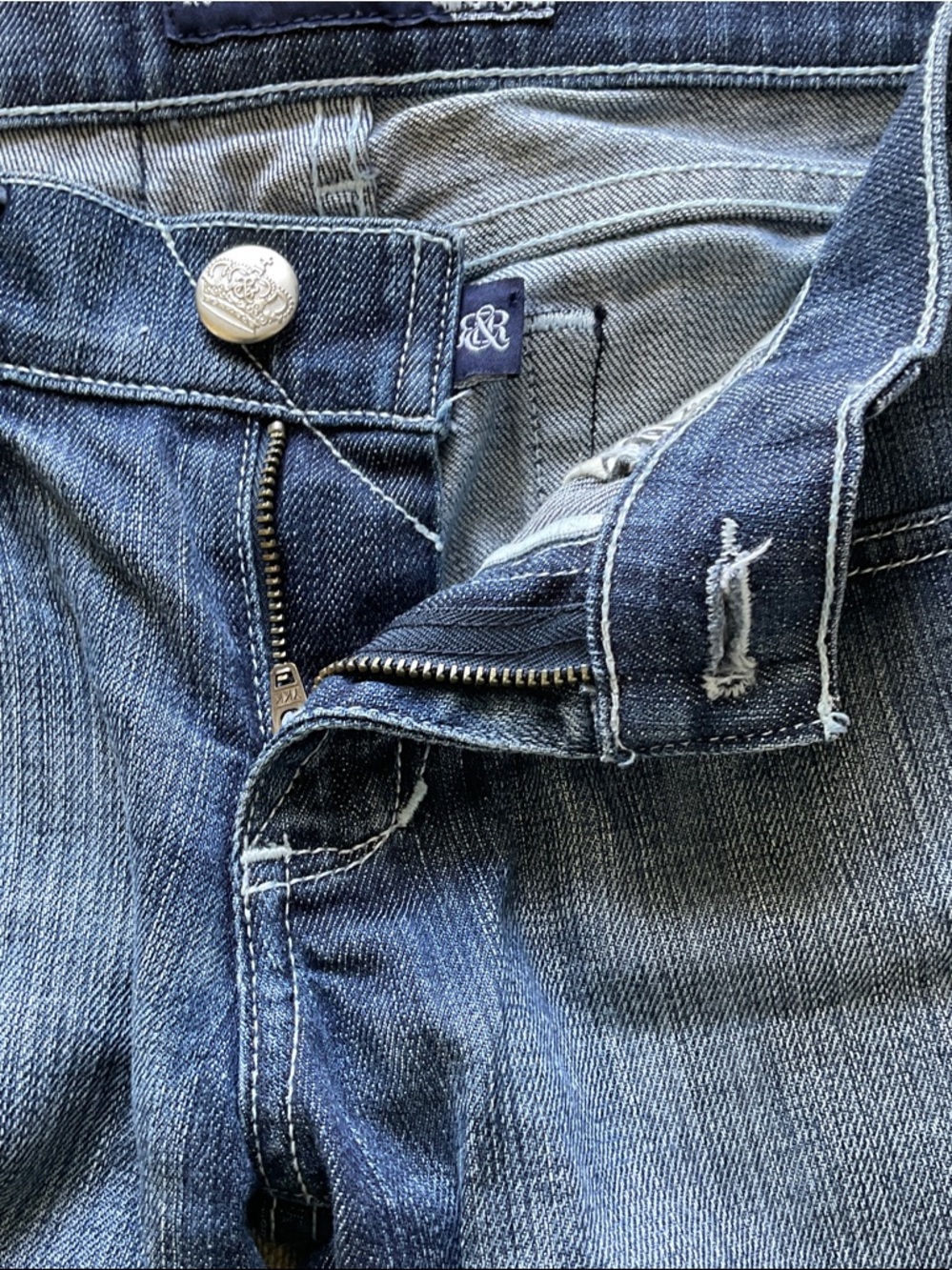 Rock & Republic Dark Blue Bootcut Jeans - Picture 9 of 13